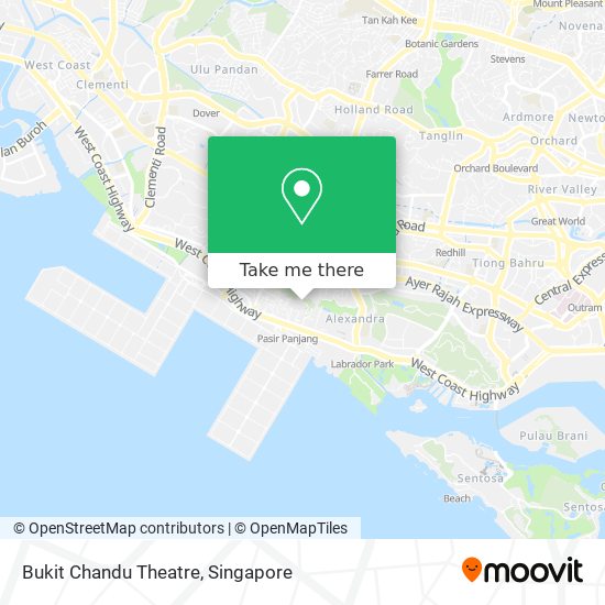 Bukit Chandu Theatre map