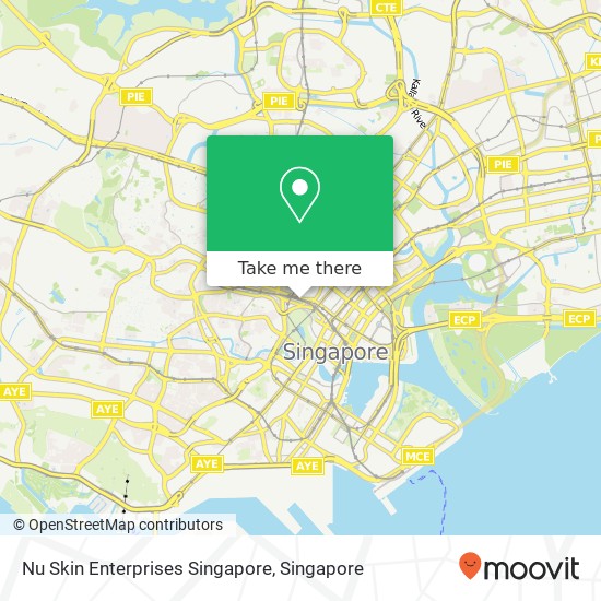 Nu Skin Enterprises Singapore map