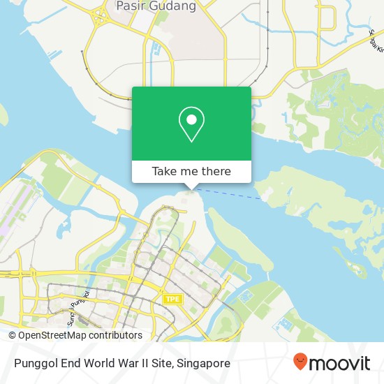 Punggol End World War II Site map