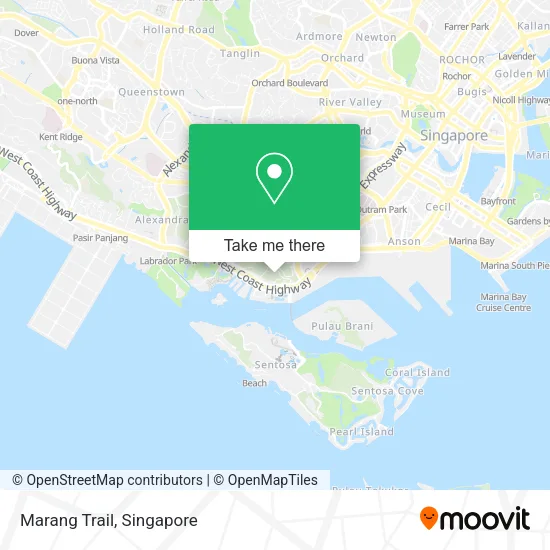 Marang Trail map