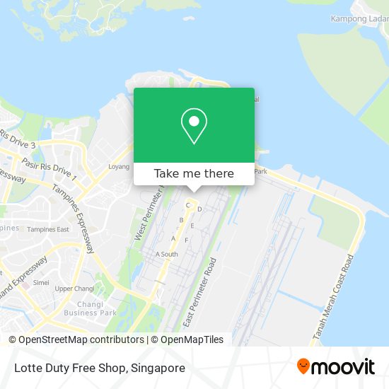 Lotte Duty Free Shop map