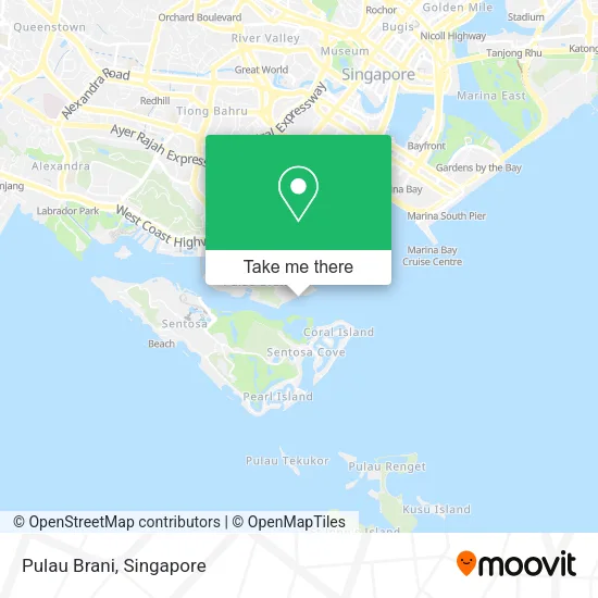Pulau Brani map