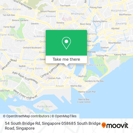 54 South Bridge Rd, Singapore 058685 South Bridge Road地图