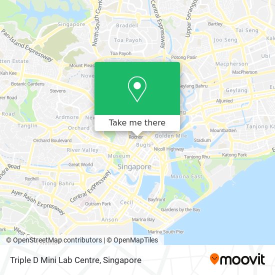 Triple D Mini Lab Centre map