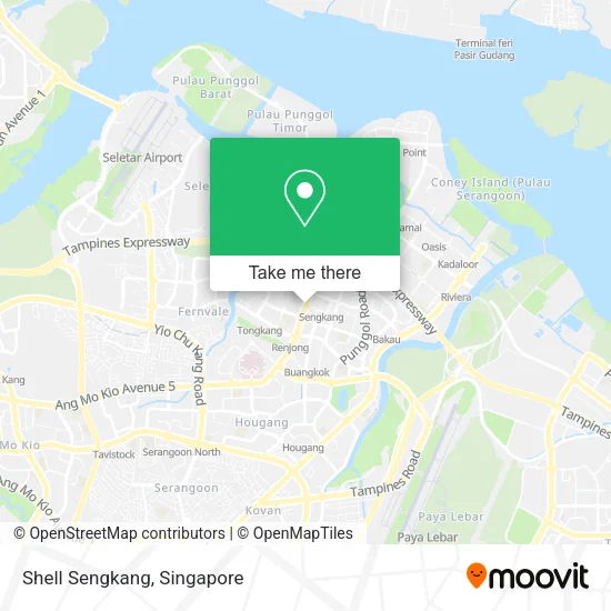 Shell Sengkang地图