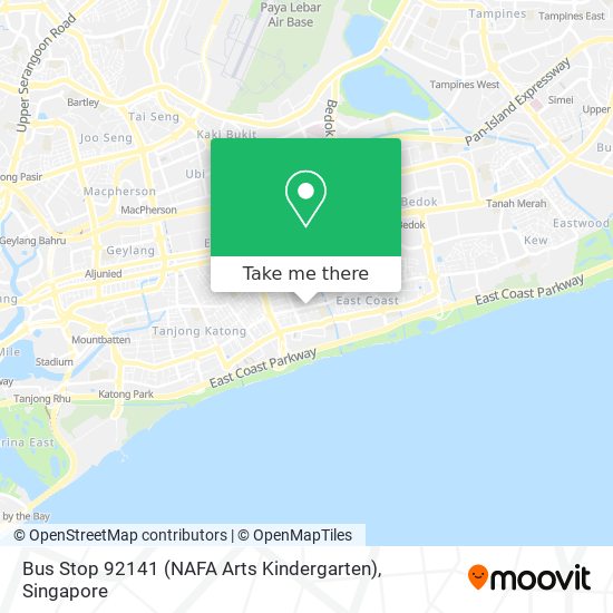 Bus Stop 92141 (NAFA Arts Kindergarten) map