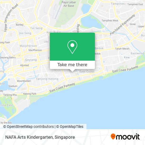 NAFA Arts Kindergarten map