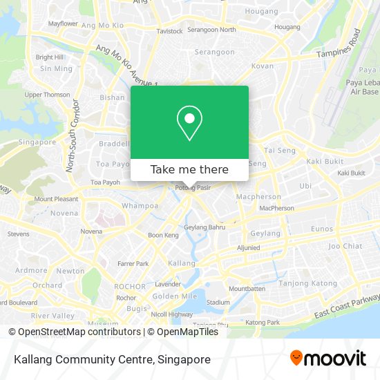 Kallang Community Centre map