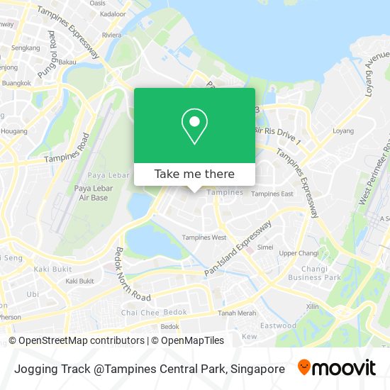 Jogging Track @Tampines Central Park map