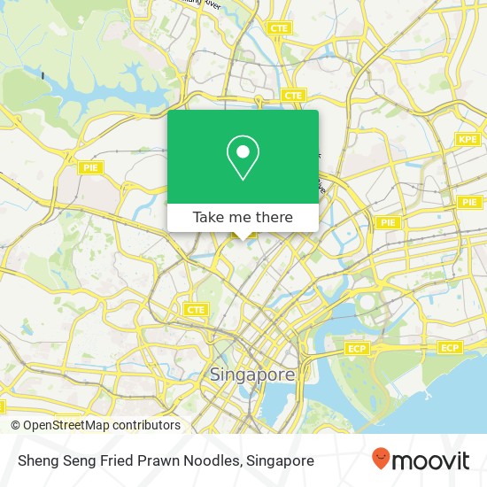 Sheng Seng Fried Prawn Noodles map