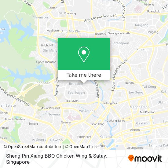 Sheng Pin Xiang BBQ Chicken Wing & Satay map