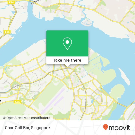 Char-Grill Bar map