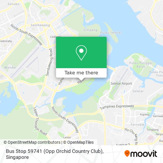 Bus Stop 59741 (Opp Orchid Country Club)地图