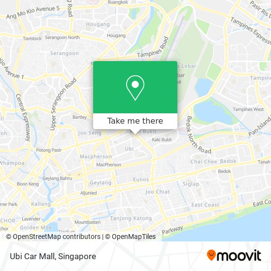 Ubi Car Mall map