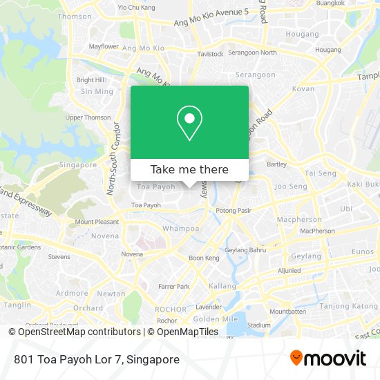 801 Toa Payoh Lor 7 map