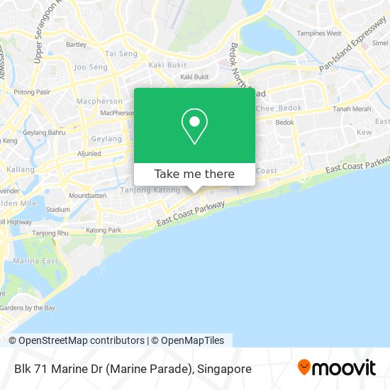 Blk 71 Marine Dr (Marine Parade)地图