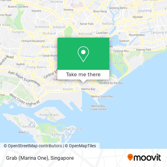 Grab (Marina One) map