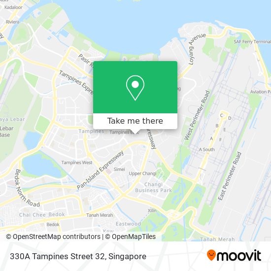 330A Tampines Street 32 map
