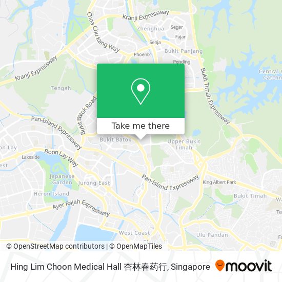 Hing Lim Choon Medical Hall 杏林春药行地图
