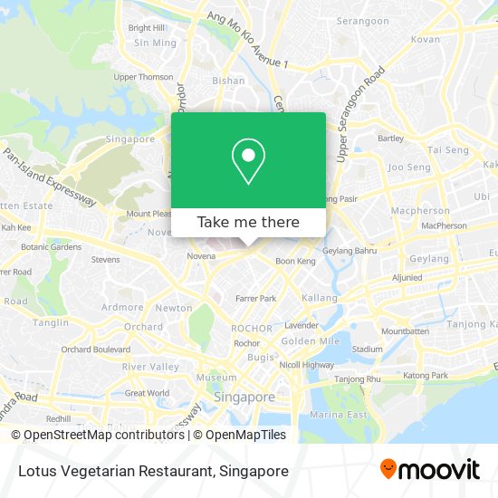 Lotus Vegetarian Restaurant地图