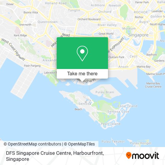 DFS Singapore Cruise Centre, Harbourfront map