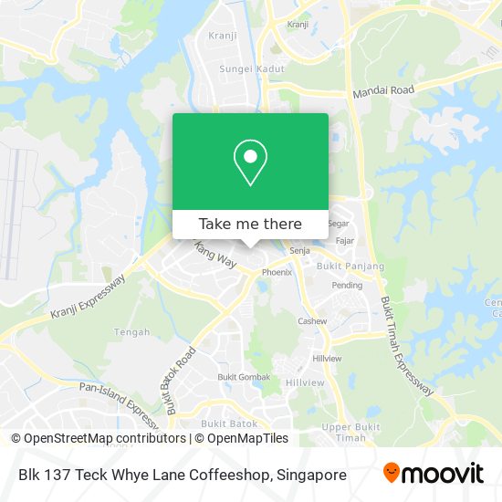 Blk 137 Teck Whye Lane Coffeeshop map