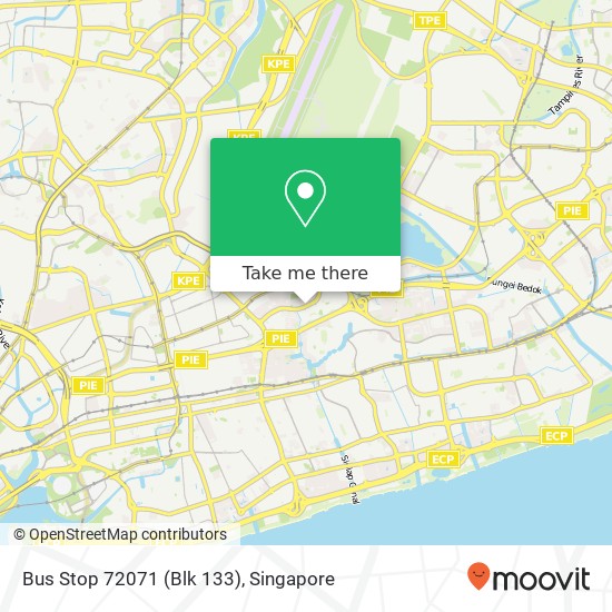 Bus Stop 72071 (Blk 133)地图