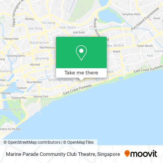 Marine Parade Community Club Theatre map