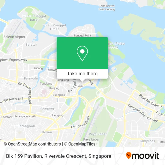 Blk 159 Pavilion, Rivervale Crescent map