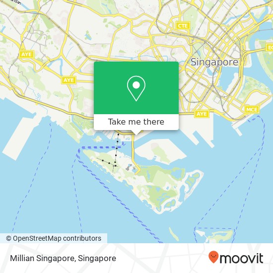 Millian Singapore map