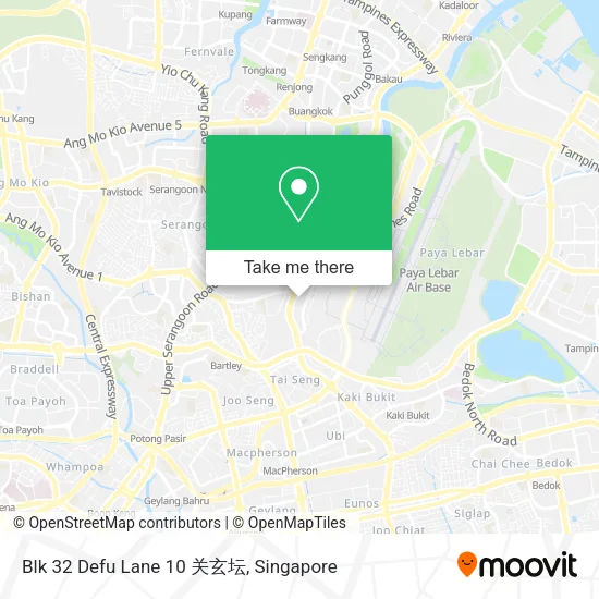 Blk 32 Defu Lane 10 关玄坛 map