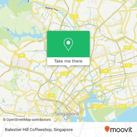 Balestier Hill Coffeeshop map