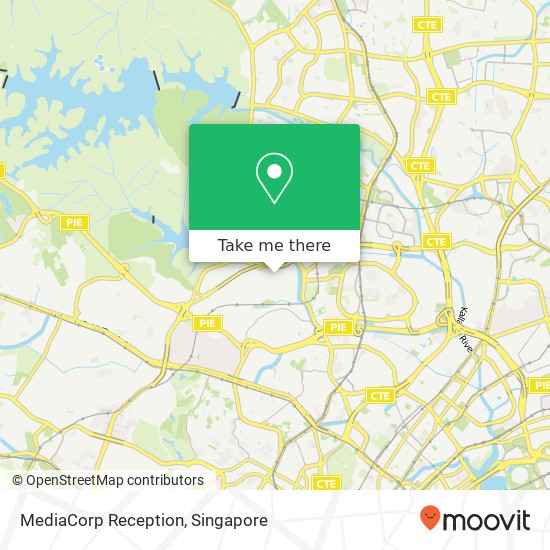 MediaCorp Reception map