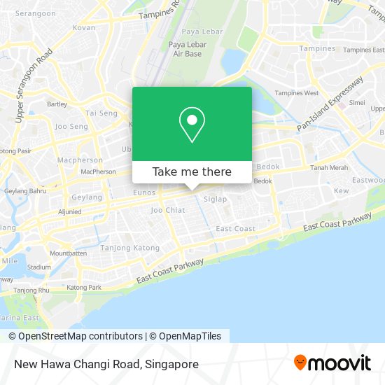 New Hawa Changi Road map