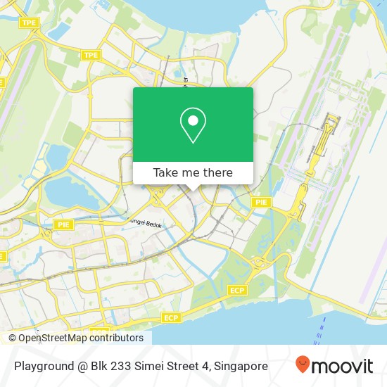 Playground @ Blk 233 Simei Street 4 map