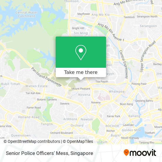 Senior Police Officers' Mess map