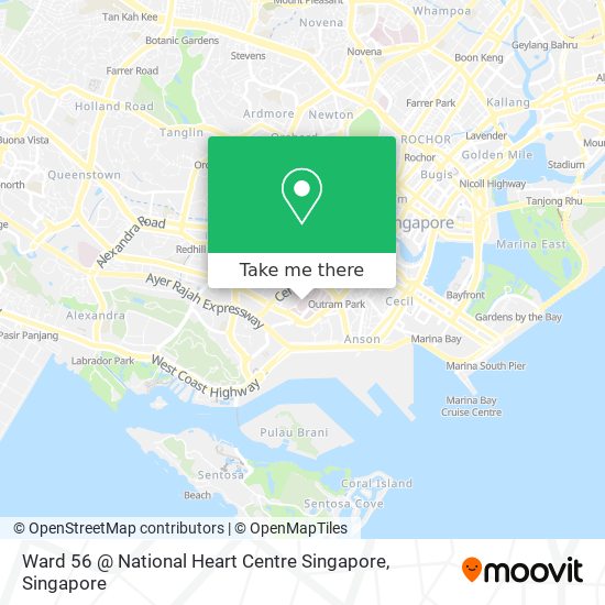 Ward 56 @ National Heart Centre Singapore map