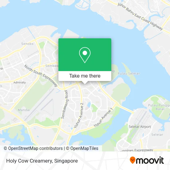 Holy Cow Creamery map