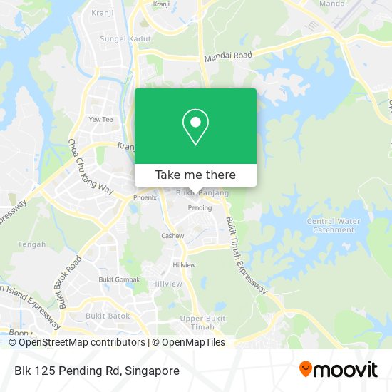 Blk 125 Pending Rd地图