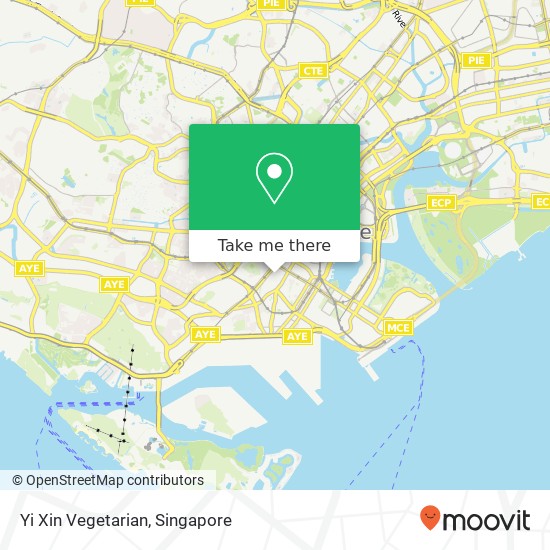 Yi Xin Vegetarian map