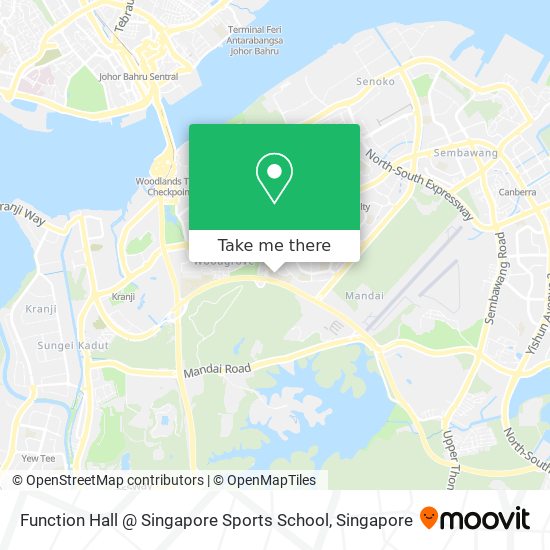 Function Hall @ Singapore Sports School map