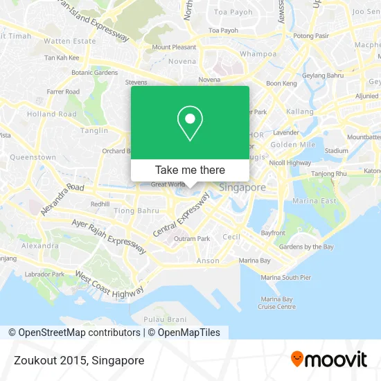 Zoukout 2015地图