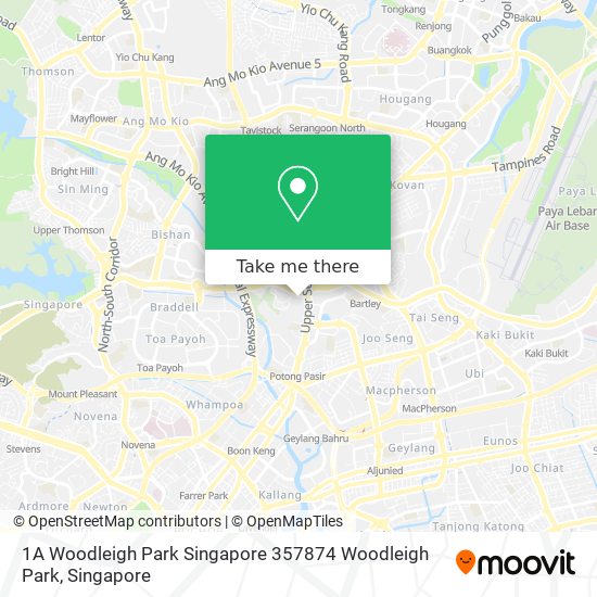 1A Woodleigh Park Singapore 357874 Woodleigh Park地图