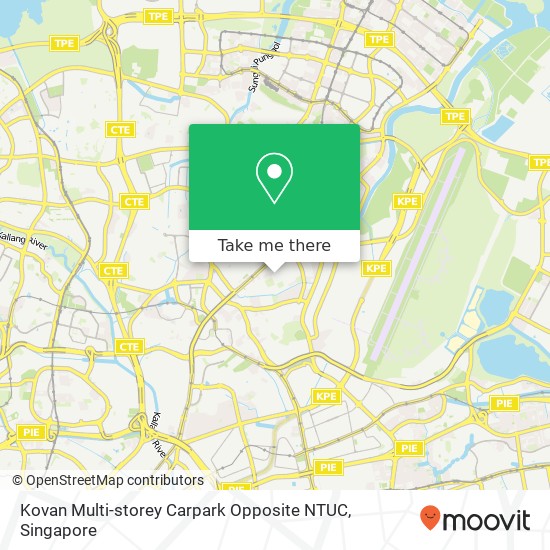 Kovan Multi-storey Carpark Opposite NTUC map