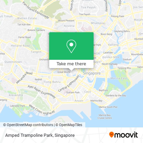 Amped Trampoline Park map