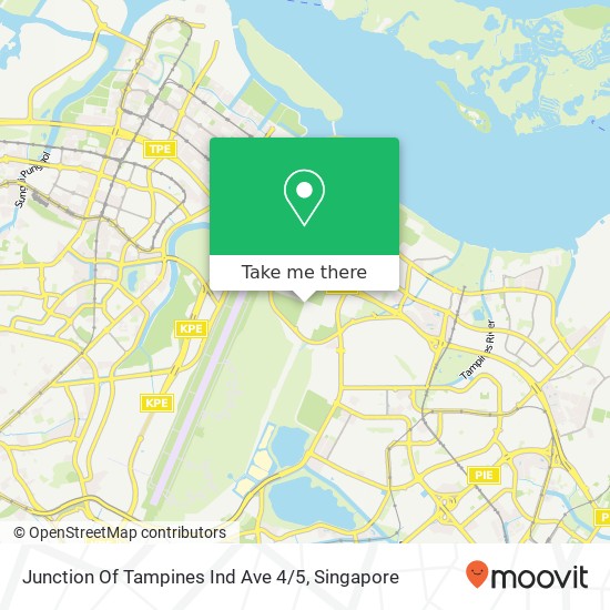 Junction Of Tampines Ind Ave 4 / 5地图