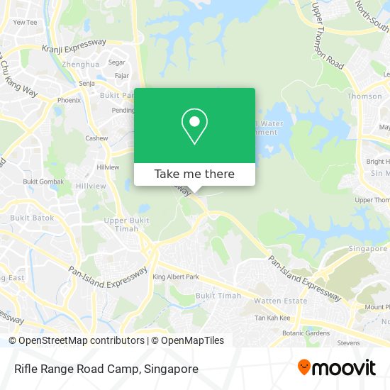 Rifle Range Road Camp map