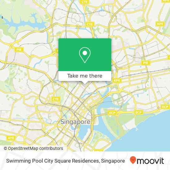 Swimming Pool City Square Residences map