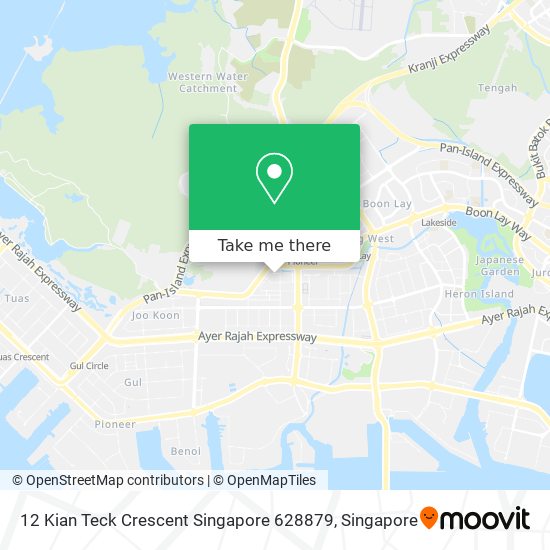 12 Kian Teck Crescent Singapore 628879地图