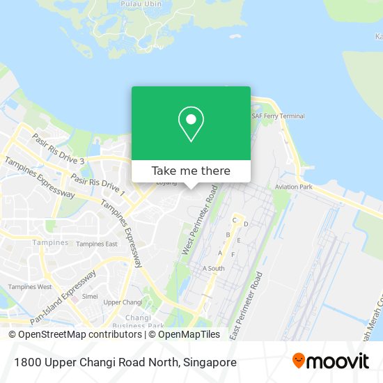 1800 Upper Changi Road North map